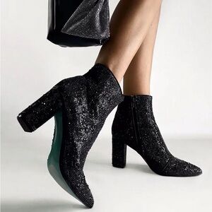 Betsey Johnson Cady Rhinestone Booties| Size 11